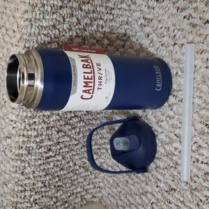 CamelBak Navy Blue Thrive Flip Straw Bottle with Carry Handle